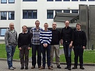 Mitglieder der Projektgruppe OV-CMS (von links: Christoph Seidensticker (OV Köln Nord-West), Stefan Jörger (OV Lahr), Markus Haas (OV Straubing), Kevin Weidler (OV Lünen), Markus Schröder (THW Leitung), Christian Brinkert (OV Gladbeck/Dorsten), Jan Wiese (OV Wardenburg))