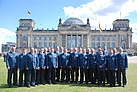 Die bayerischen Teilnehmer vor dem Reichstag