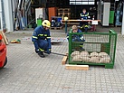 Anheben einer Last mit einer Brechstange