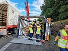 Einsatzstelle Ladungsbergung